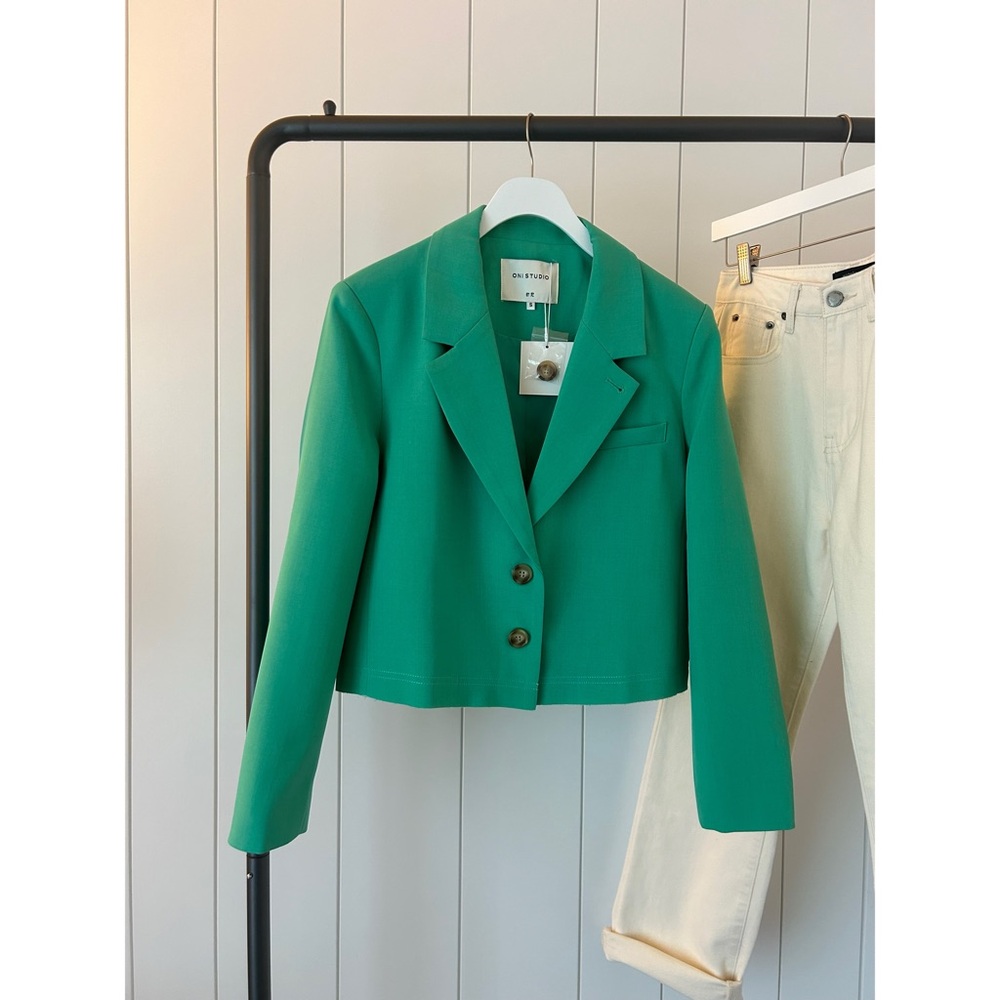Green Women's Blazer